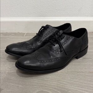 Cole Haan Cambridge Wing OX Dress Shoes - Black